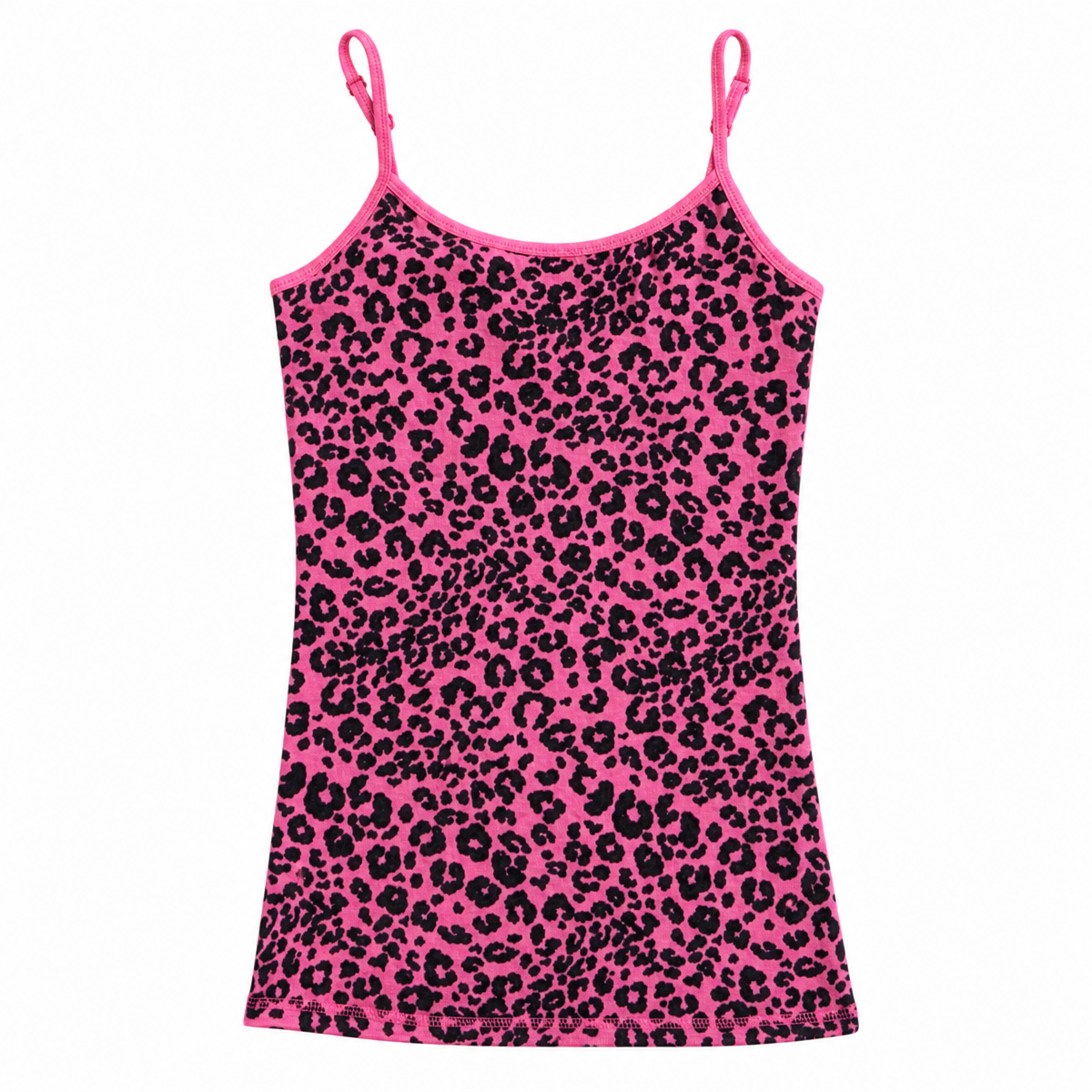 Scene Pink Leopard Print Camisole Top