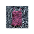 Casual Pink Fitted Leopard-Print Camisole