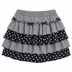 Women's Y2K Polka Dot Ruffle Mini Skirt