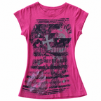 Rose Red Graphic Short-Sleeve T-Shirt