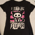 Scene Black Kuromi Graphic Short-Sleeve T-Shirt