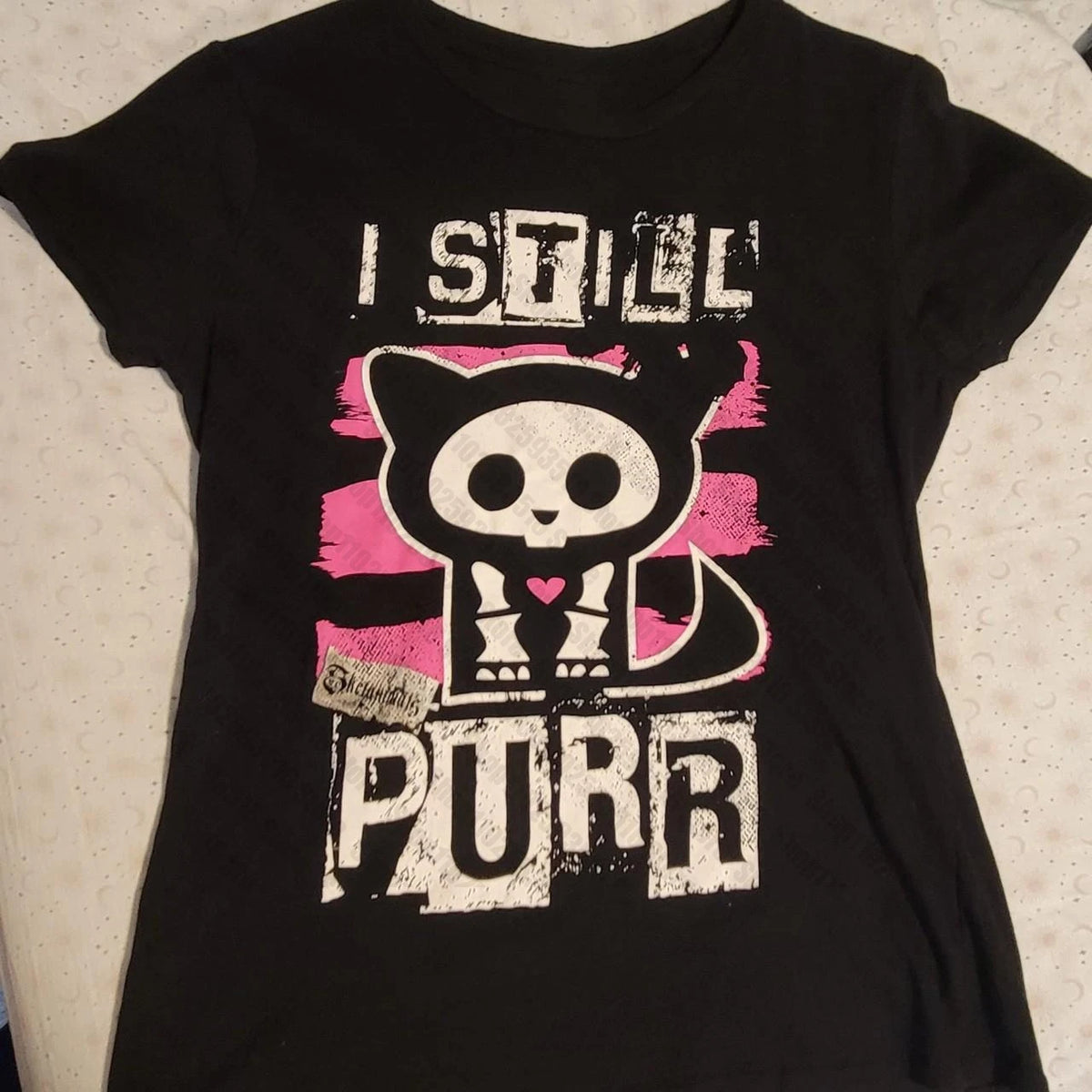 Scene Black Kuromi Graphic Short-Sleeve T-Shirt