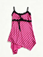 Scene Women's Leopard-Print Lace-Trim Camisole Top