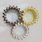 Scene Triple-Layer Studded Spike Bracelet