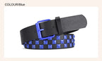 Scene Women's 3.8 cm Studded PU Belt with Metal Buckle