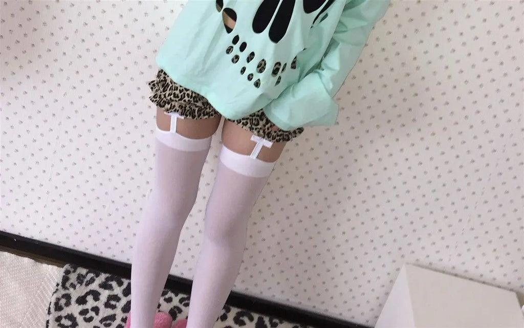 Scene Mint Green Skull Cutout Two-Piece Top Set