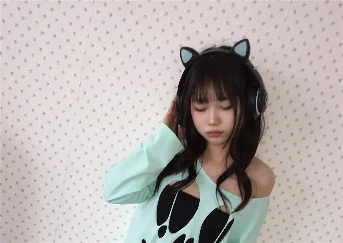 Scene Mint Green Skull Cutout Two-Piece Top Set