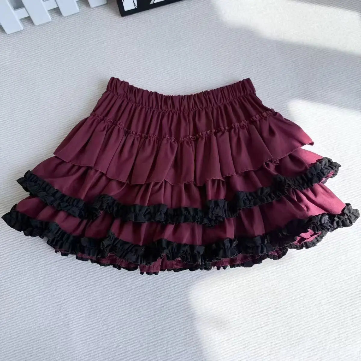 Scene Women's Tiered Ruffle Mini Skirt - One Size