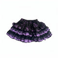Scene Gothic Lace Tiered Mini Skirt