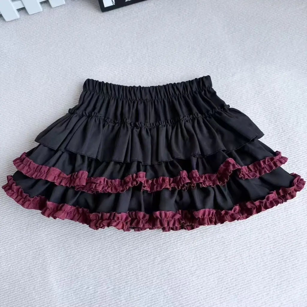 Scene Women's Tiered Ruffle Mini Skirt - One Size
