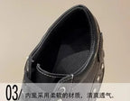 Scene Black Platform Mary Jane Shoes with Buckle and Stud Details