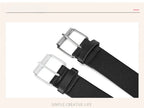 Scene Women's 3.8 cm Studded PU Belt with Metal Buckle