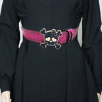 Scene Skull Studded PU Belt with Rivets