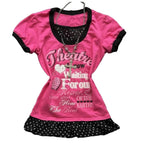 Women's Geometric Polyester T-Shirt — product detail