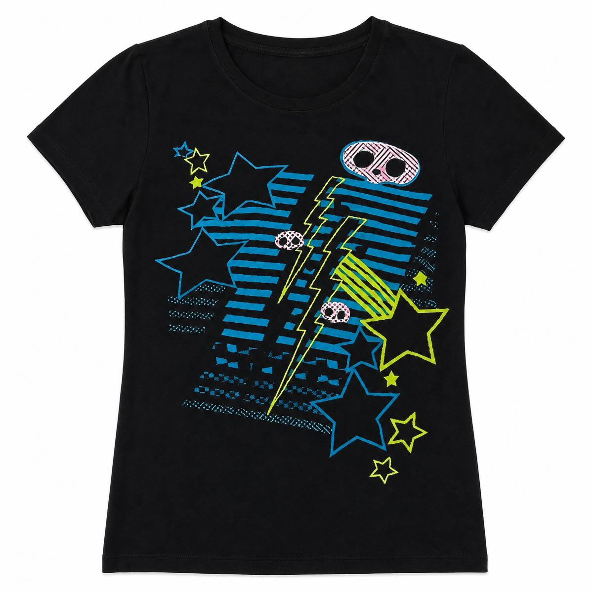 Women’s Geometric Graphic Crew-Neck T-Shirt
